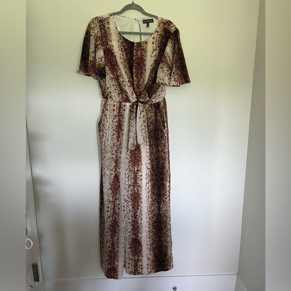 Snake Print Romper